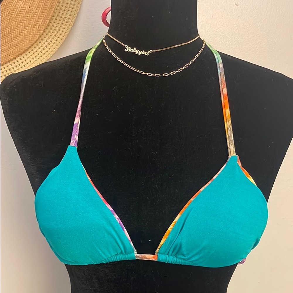 Vibrant Rainbow Triangle Bikini Set - image 5